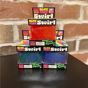 Needoh Nice Cube Swirl Bundle of 3